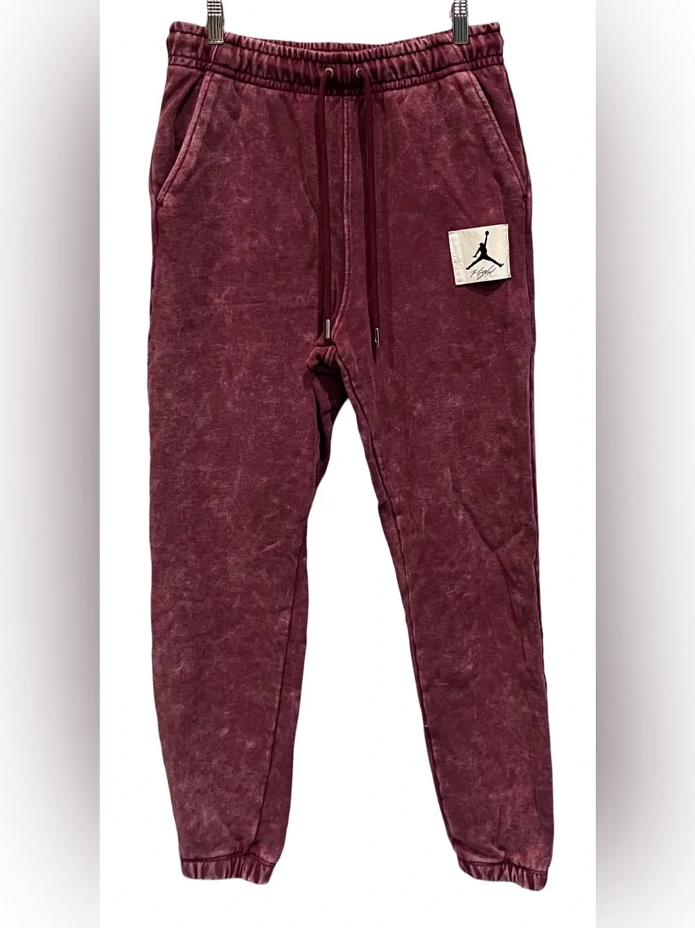 JORDAN ACID WASHED FLIGHT JOGGERS/SWEATPANTS